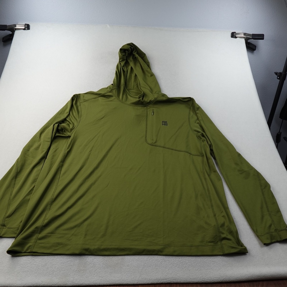 Alaskan Hardgear AKHG U.P. Stream Hoodie Mens 2XL Green UPF 50 Fishing Hiking 90